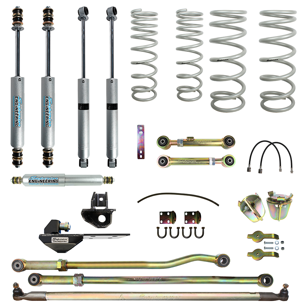 Superior Engineering 5 Inch (125mm) Lift Kit Suitable For Nissan Patrol GQ - SUP-GQ-KIT-5INCH
